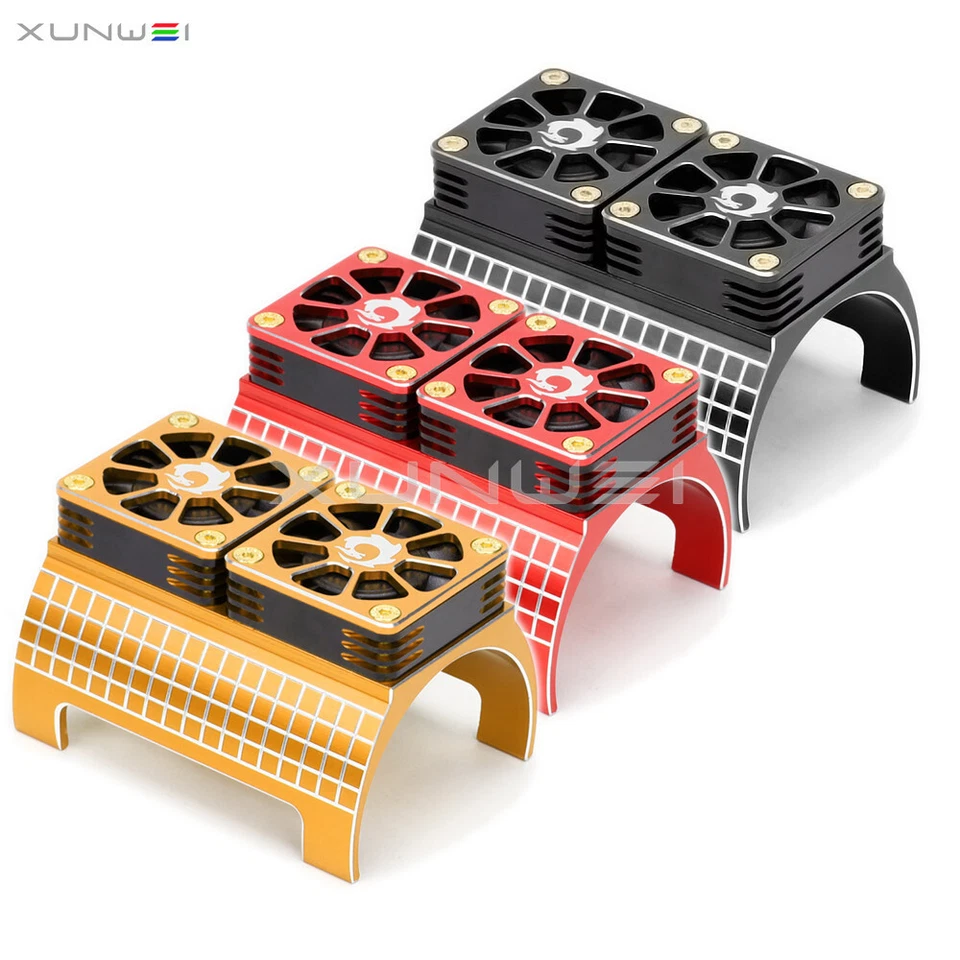 1717 Motor Cover Heat Sink Cooling Fan 54mm for RC 1:5 TRAXXAS X-MAXX ARRMA 8S - Image 4 of 4