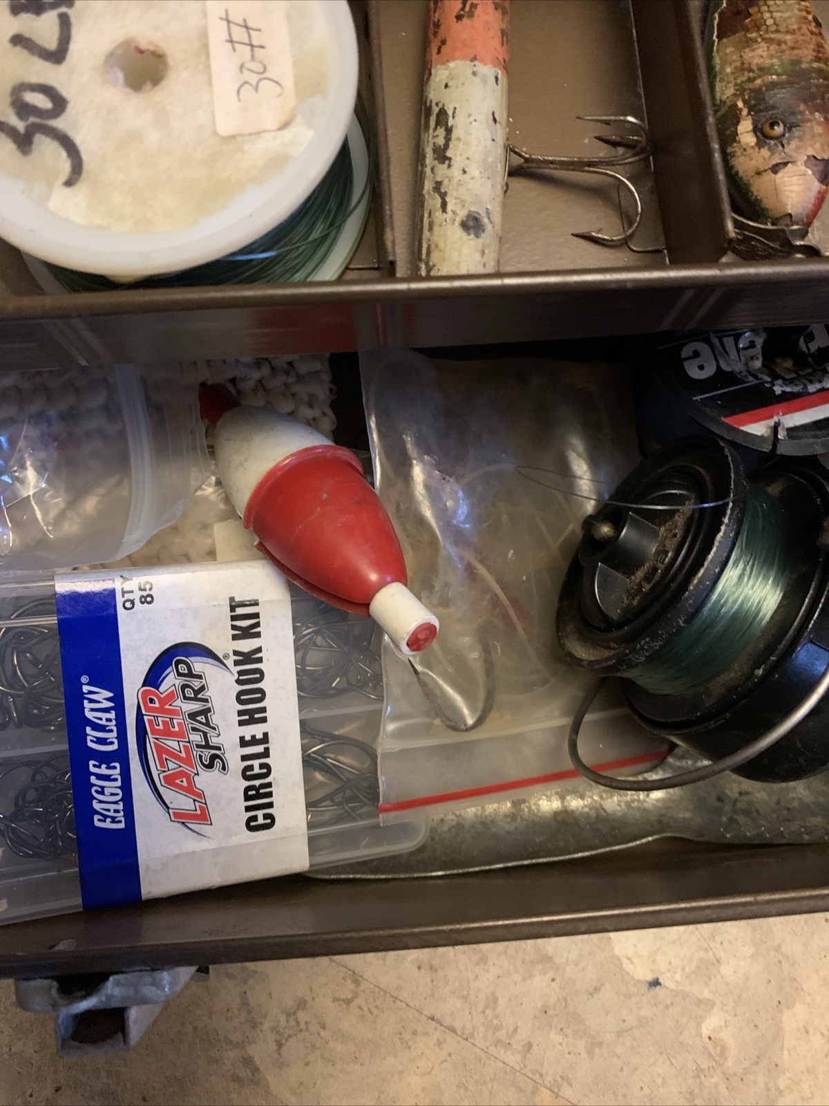 Vintage Sport king Tackle box with lures, JCPenney Casting Reel eBay
