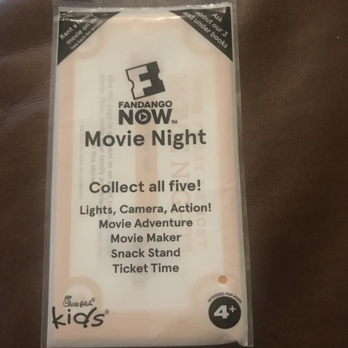 Chick Fil A Fandango Now Movie Night Snack Stand Kids Meal Toy New Sealed