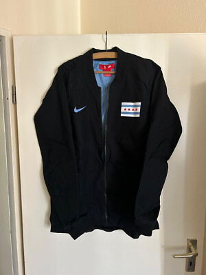 Nike NBA Chicago Bulls City Edition Modern Varsity Jacket