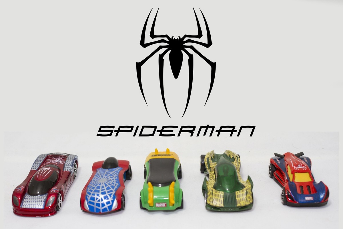 Avengers Auto Per Pista Carrera Spider Man Pista Hot Wheels - Main Image