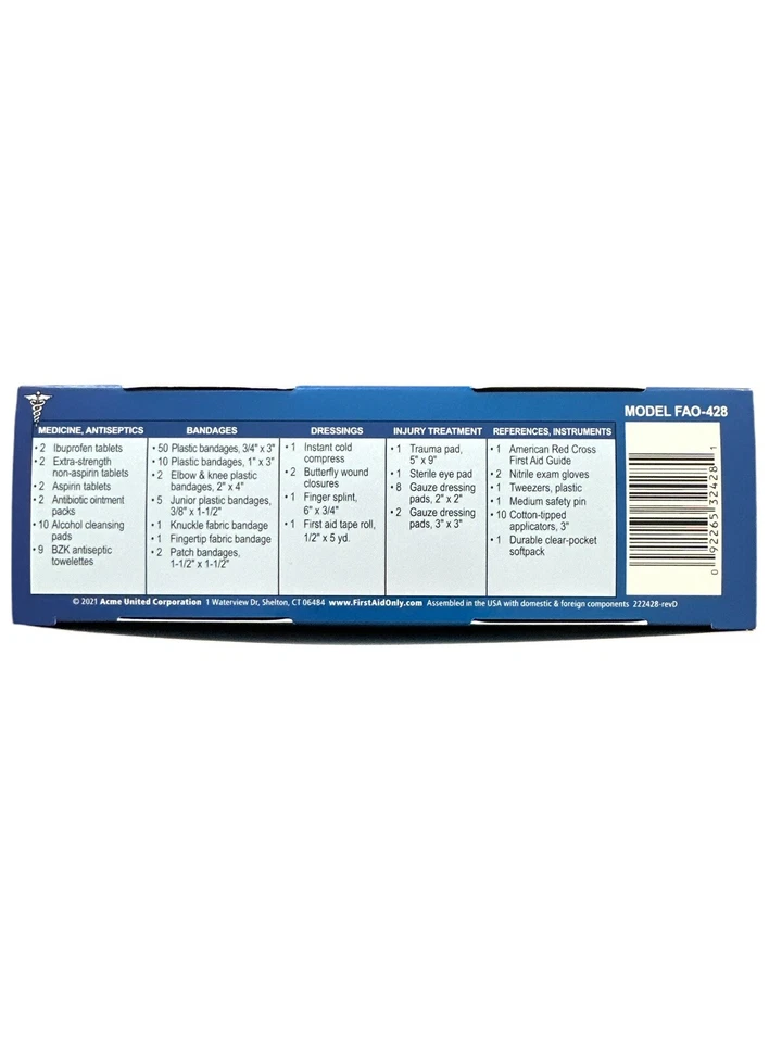 First Aid Only First Aid Kit-131 Piece All Purpose Kit - Image 3 of 4