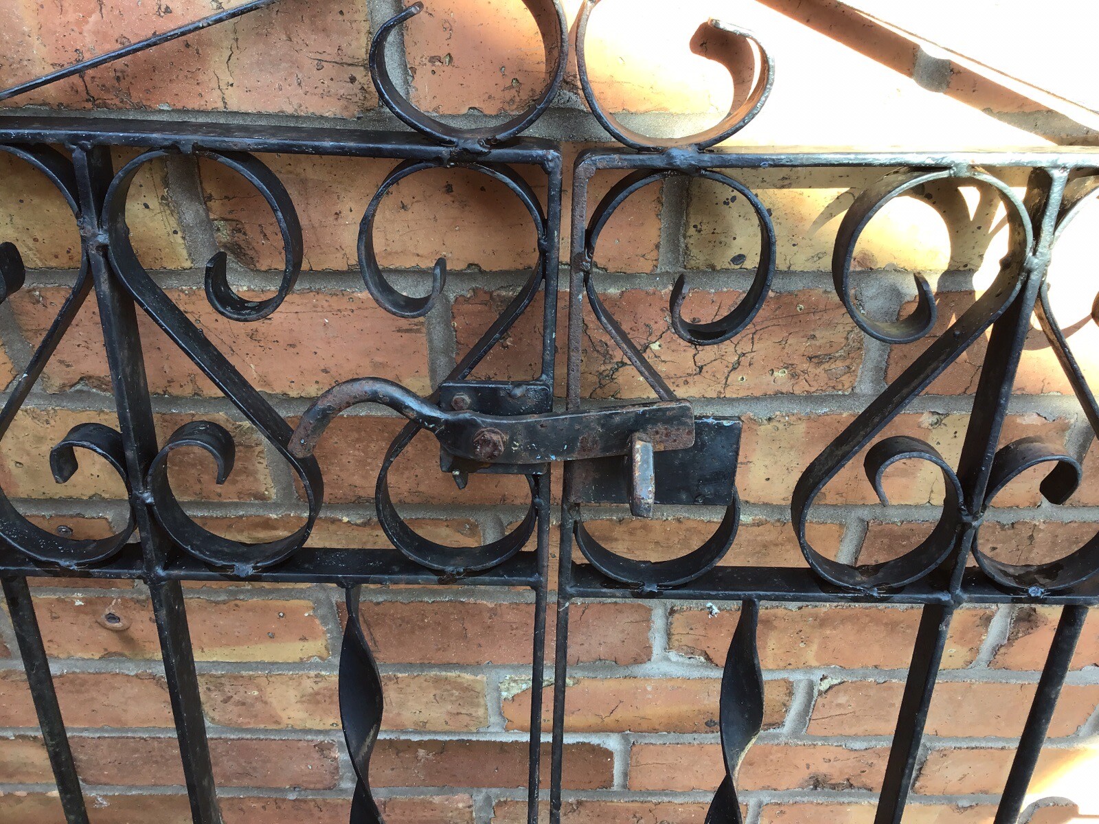 Reclaimed Heavy Wrought Iron Gates eBay