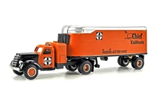 DeHanes 1668 International D70 w/Fruehauf Trailer - Santa Fe 1/55 Die-cast LN