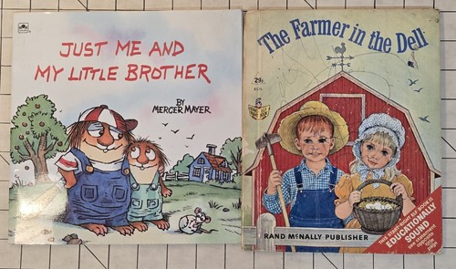 Vintage Just Me and My Little Brother & Antique The Farmer in the Dell - Picture 3 of 12