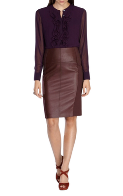 make it sexy faux leather midi dress brown Faux Leather Corset Midi | Hourglass Shapewear