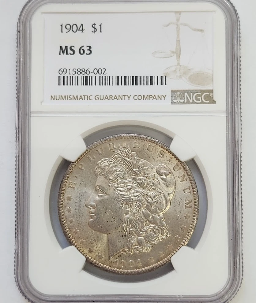 MS 63 Graded 1904 Year Morgan US Dollars (1878-1921) for sale | eBay