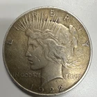 1922 Peace Dollar $1 Silver Coin Circulated Uncertified 0.9 Fineness