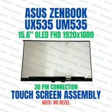 15.6" Asus Zenbook Pro 15 UM535Q UM535QA UM535QE OLED LCD Screen Display Panel