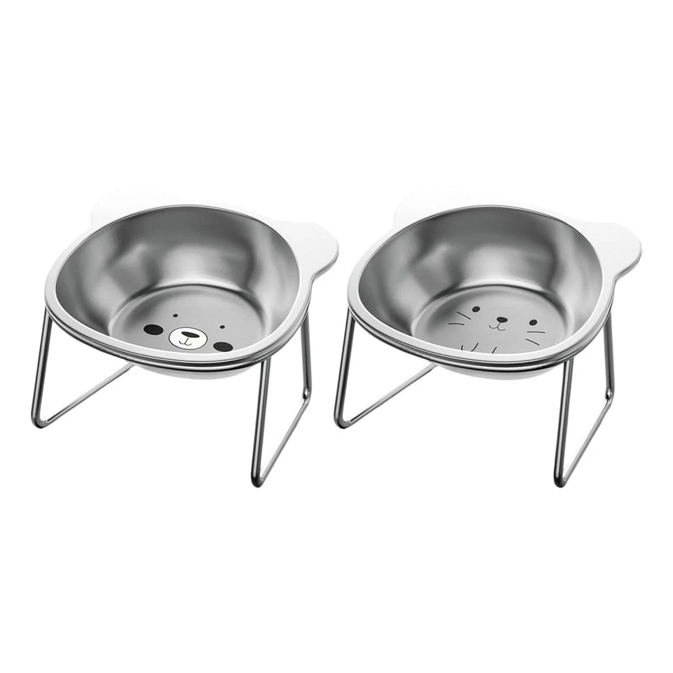 Erhöhter Katzennapf Leicht zu reinigen Anti Rutsch Snack Behälter für