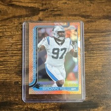 Topps Chrome 2025 Orange Football #46 /25 Bobby Brown III 