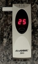 AlcoHAWK At-Home Breathalyzer - Slim - Tested And Working - New Batteries
