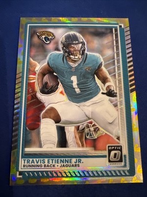 2025 Donruss Optic Travis Etienne Jr #106 Flex Prizm 151/199 Jaguars