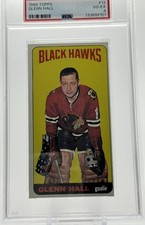 1964-65 Topps Glenn Hall PSA 4 Chicago Blackhawks #12