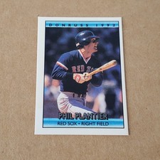 Phil Plantier Red Sox 1992 Donruss Series 2 Baseball Card 28 Cracker Jack Prize
