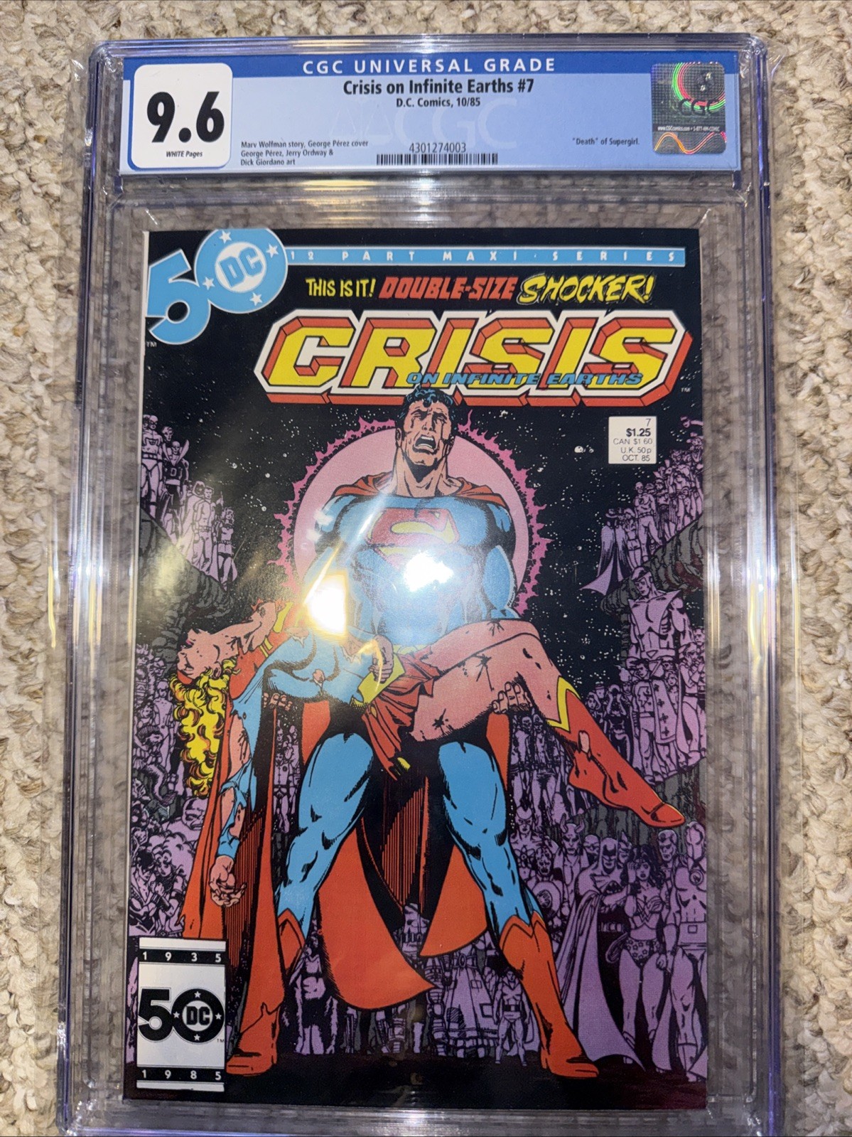 Crisis on Infinite Earths #7 Value - GoCollect