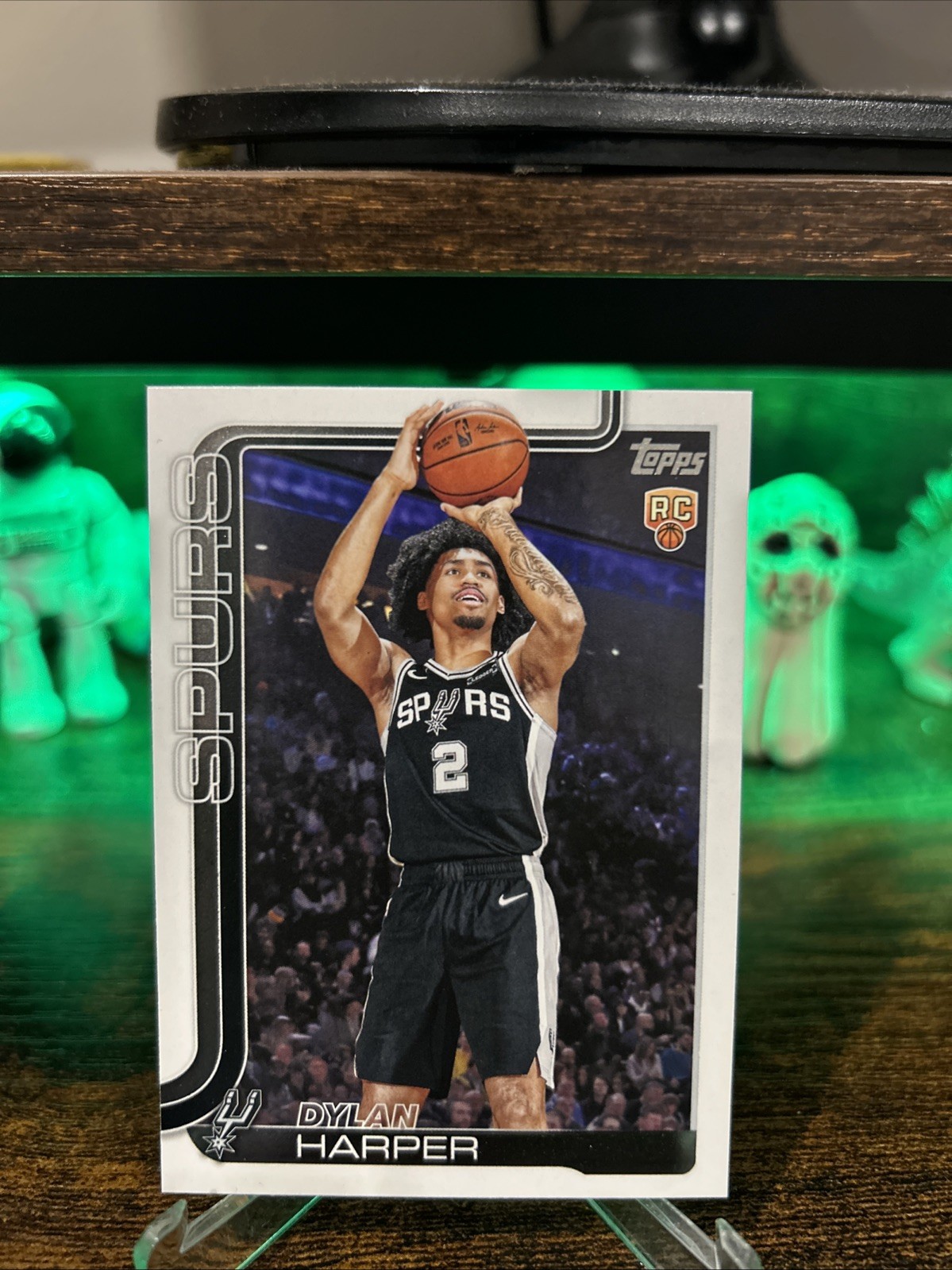 Dylan Harper Rookie Card 2025 Topps Flagship RC #202 San Antonio Spurs