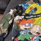 Members Only Rugrats Reptar Hooded Zip Jacket Kids M Polyester Multicolor — photo 6