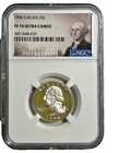 1996 S Washington Silver Quarter NGC Proof PF70 Ultra Cameo, Portrait Label