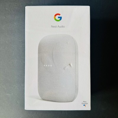 NEW Google Nest Audio Smart Stereo Speaker Voice Assistant Chalk Gray - SEALED!!