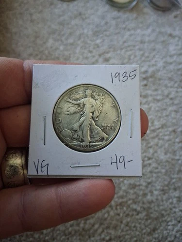 1935 P Walking Liberty Silver Half Dollar. Under Melt Price