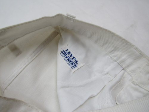 Vtg 1960s Levis Sta Prest 646 Pants Jeans Mens 31 x 31 White Big E Flare 60s 70s - Picture 6 of 15