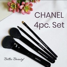 Chanel 4pc. Set No.110, 107, 205, 206 LES PINCEAUX DE CHANEL Powder  Eyeliner
