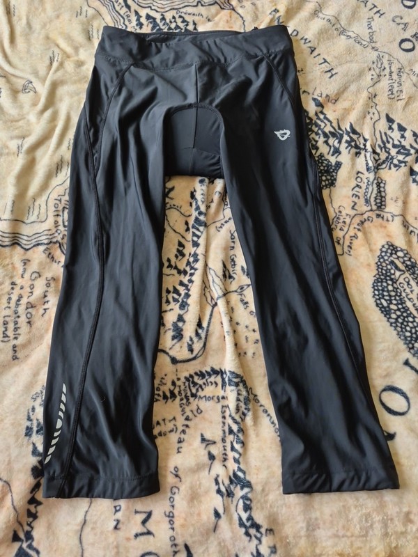 Baleaf Size Large Black Padded Cycling Pants
