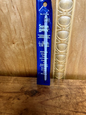 Susan Bates Quicksilver Aluminum Crochet Hook Size J/10 1/2, 6.50mm, NIP