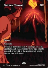 VOLCANIC TORRENT mtg NM-M The Last Airbender Eternal 1 Mythic Borderless