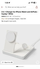 3 in 1 charger station - iPhone, Watch & Airp...