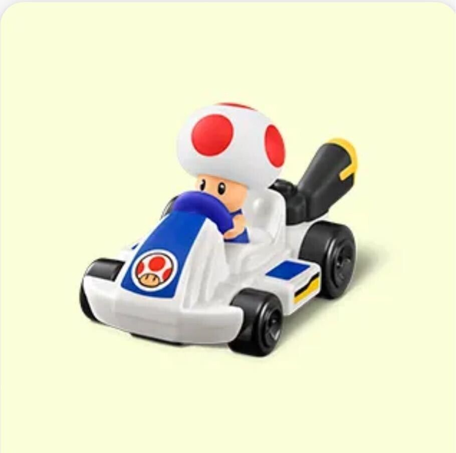 MN58 McDonald's Mario Kart Toad happy set Mario Kart 8 DELUXE