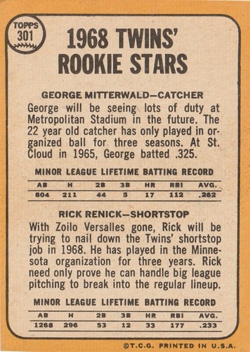 1968 Topps Baseball Cards Scegli una carta a scelta 295-660 EX X-MT 1/25 Set Break - Foto 7 di 490