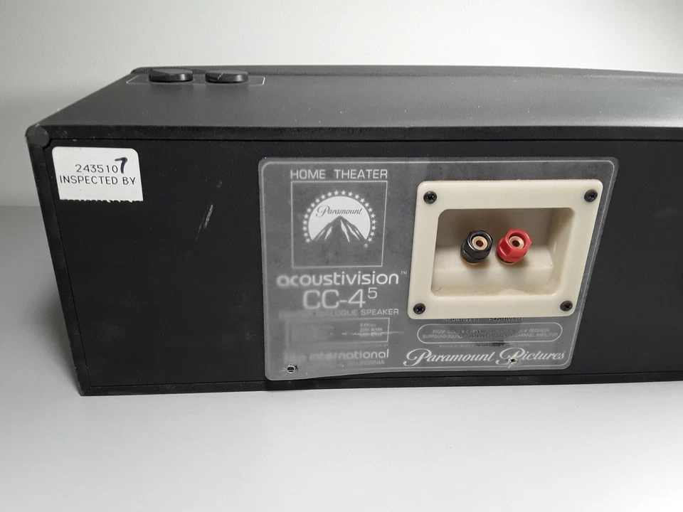 Altavoz de cine en casa Paramount Pictures, Acoustivision CC-4, Foto 3 de 4