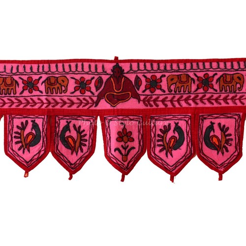 Indian Handicrafts Door Window Toppers Valance Traditional Ethnic Hanging Toran - Picture 25 of 55