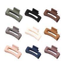 Women Girls Small Hair Claw Clamps Clips Rectangle Claw Clip Hair Accessories  