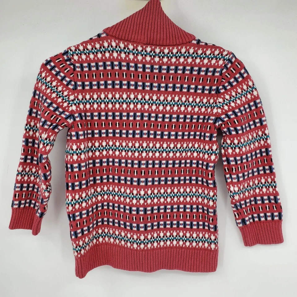 Camisa Suéter Túnica Grande Tea Girls Cuello Chal Rosa Malva Azul Patrón 8-10 Foto 2 de 4