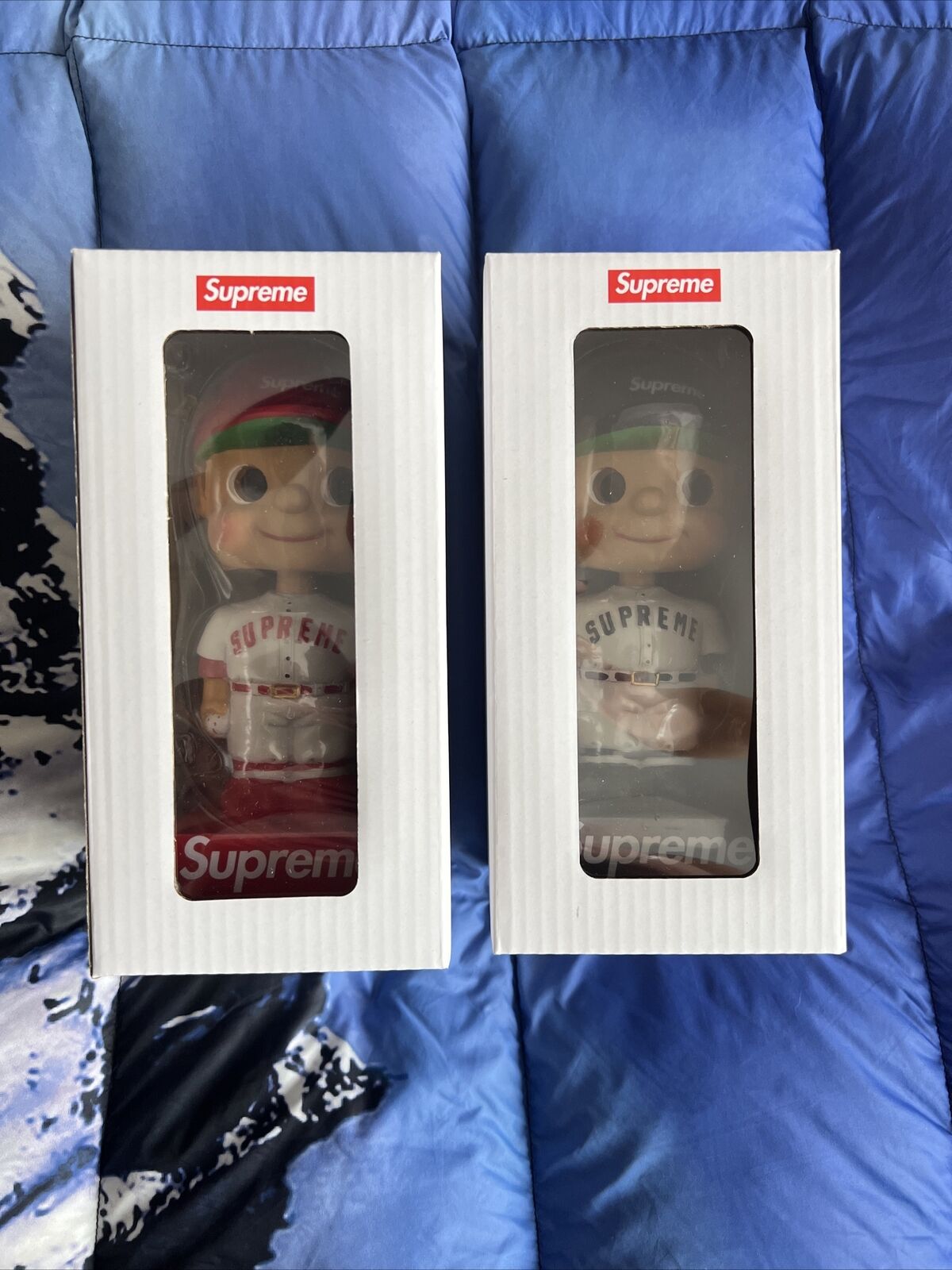 Supreme Bobbleheads Set of 2 (Red & Blue).