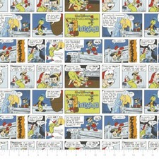 Tela de algodón múltiple cómic de Pinocho de Disney telas de camelot por yarda