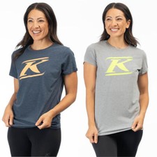 KLIM Women's Drift Tri-blend Short Sleeve Tee Shirt