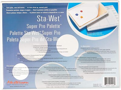 Masterson Sta-Wet Stay Wet Painters Super Pro Palette Nachfüllfolie Schwamm