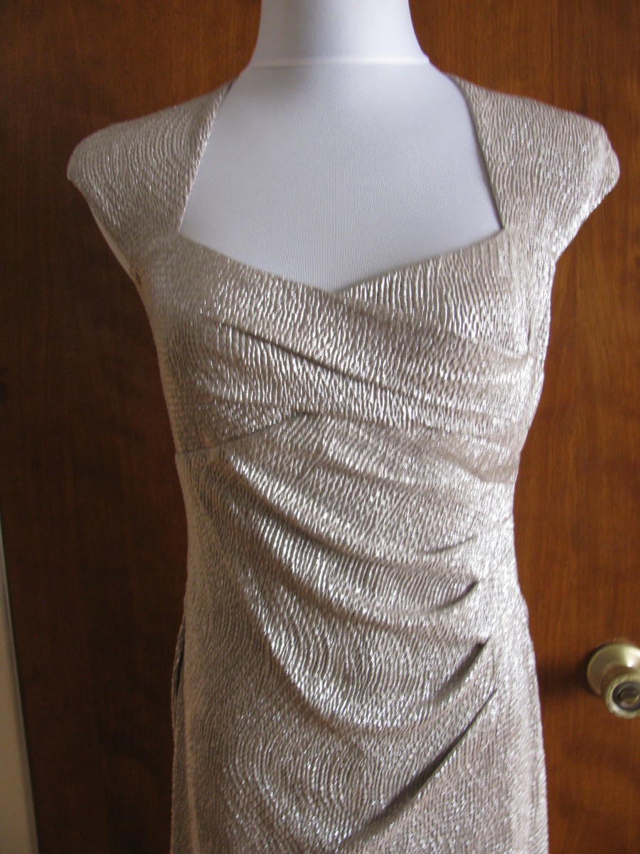 slim fit dress slacks Ralph Lauren SS 2012 Beaded Chiffon Bridal Reception Dress  RERACKED
