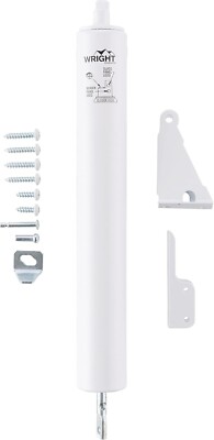 Wright Products V150WH Heavy Duty Pneumatic Screen and Storm Door Closer, White