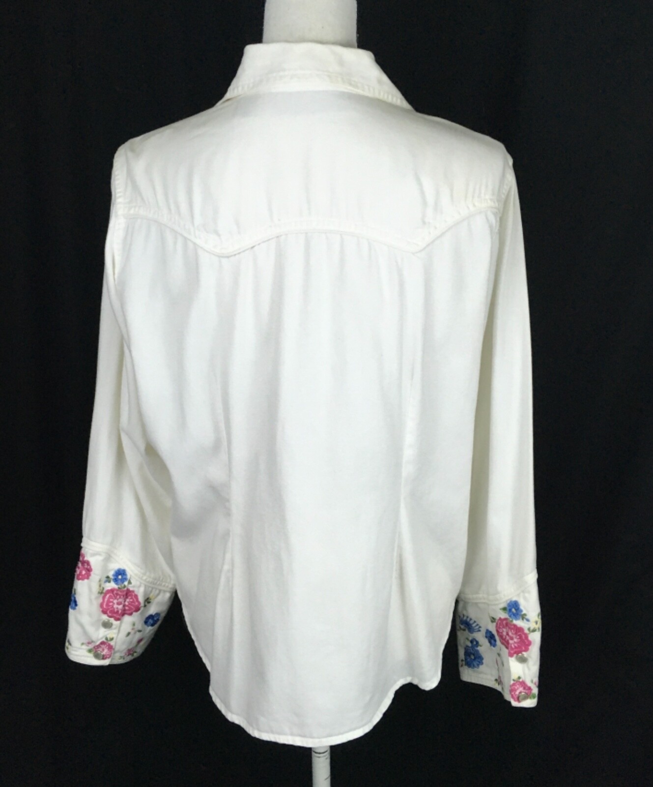 Adobe Rose, embroidered, western shirt,100 cotton, l… Gem