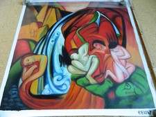 Nachlass-selten Gemälde Öl auf Leinwand- sehr gute KOPIE-Repruduktion-Kirchner