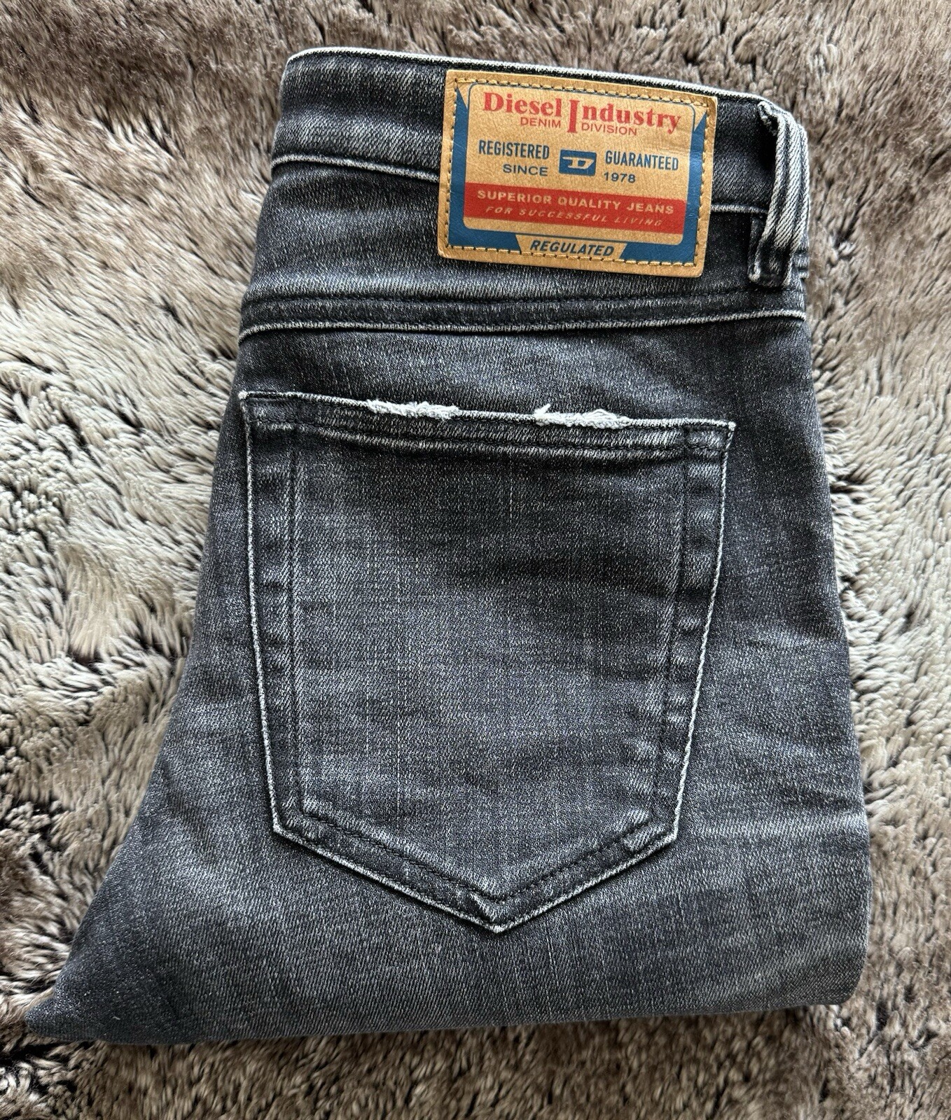 DIESEL SKINNY JEANS WMS BABHILA 26x32 MADE IN ITALY-image