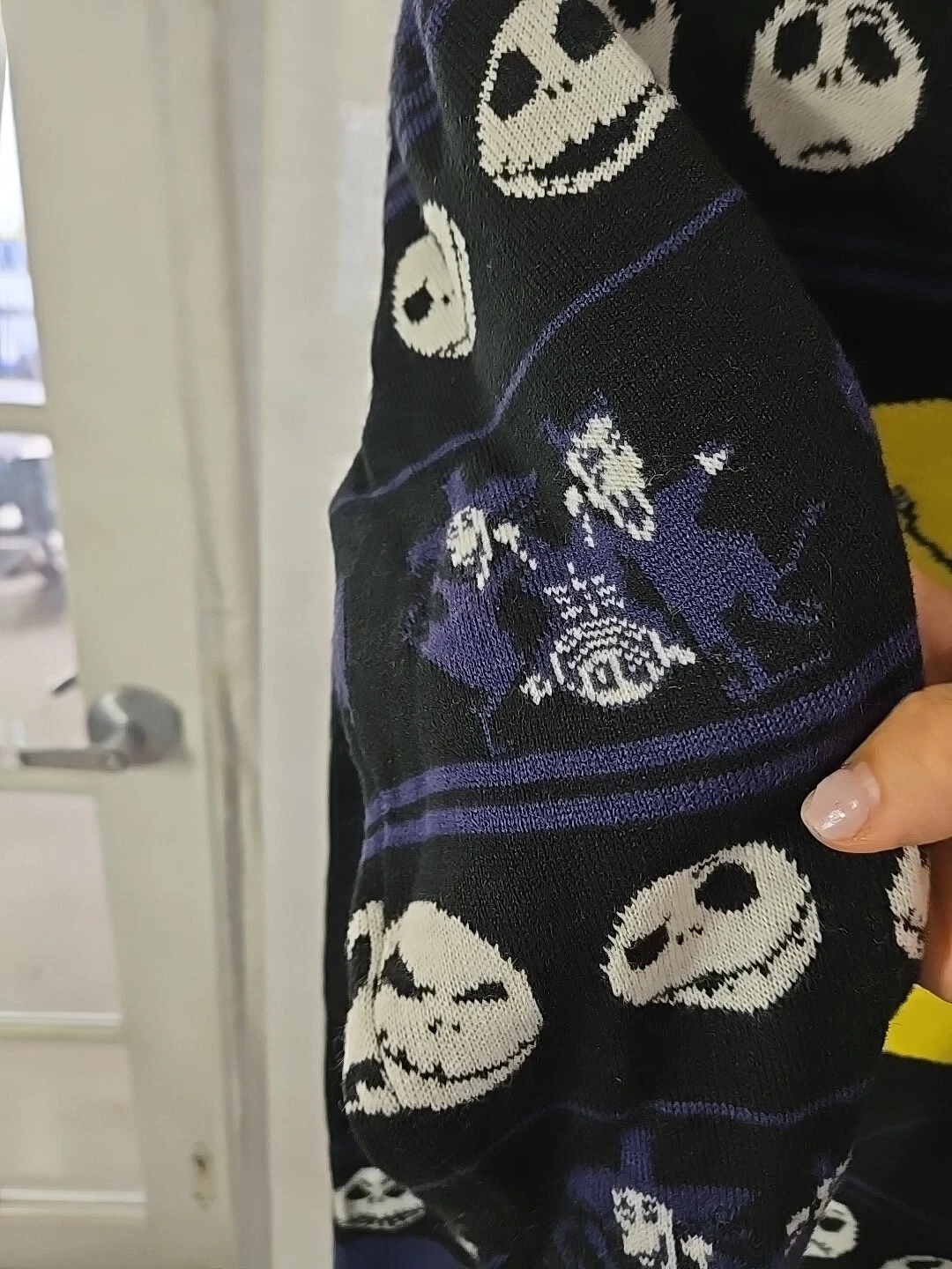 DISNEY NIGHTMARE BEFORE CHRISTMAS SWEATER UGLY FAIR ISLE JACK SALLY PULLOVER S