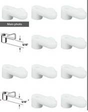 Prime Line PL-7773 Screen Clip With Screws, 5/16", white, Pack of 12 NEW