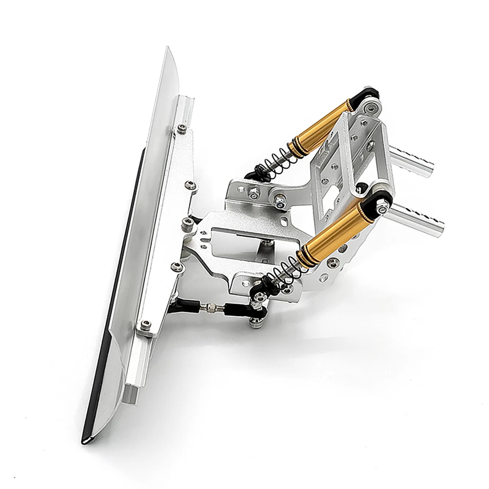 1/10 RC Electric Control Metal Snow Shovel Plow Blade for TRAXXAS TRX-4 SCX10ll - Image 3 of 4