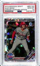 2019 Bowman Draft Sapphire Edition #BDC-162 Alec Bohm PSA 10
